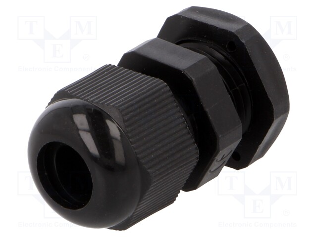 Cable gland; PG9; IP67; Mat: polyamide; black