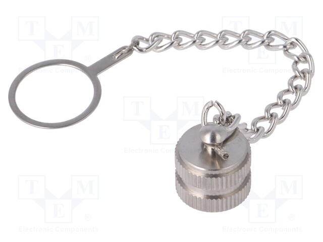 Protection cover; male M12 connectors; IP67; metal