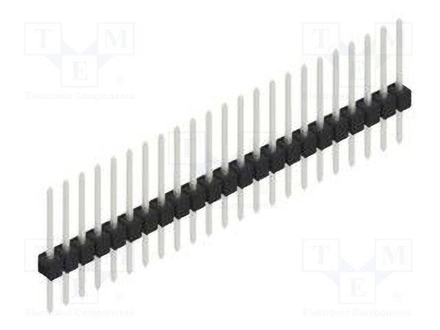 Connector: pin strips; pin header; male; PIN: 23; 2.54mm; THT; 1x23