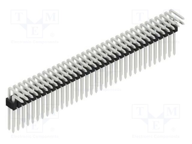 Connector: pin strips; pin header; male; PIN: 68; 1.27mm; THT; 2x34