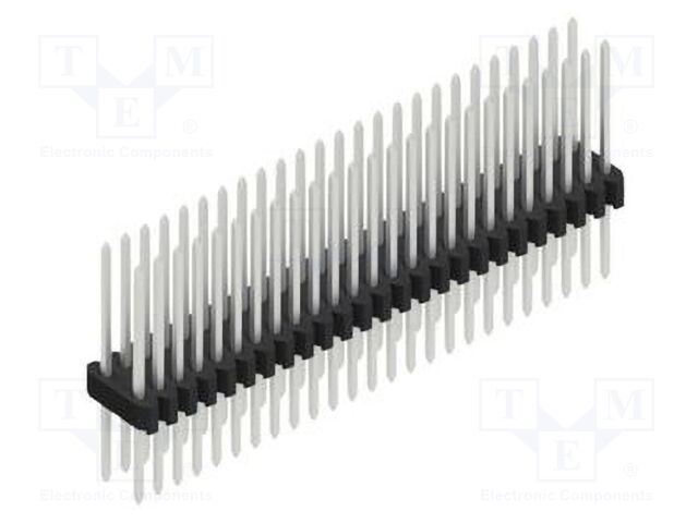 Connector: pin strips; pin header; male; PIN: 50; 1.27mm; THT; 2x25