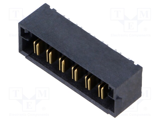 Connector: PCB to PCB; socket; MPT; male; PIN: 6; straight; 5mm; THT