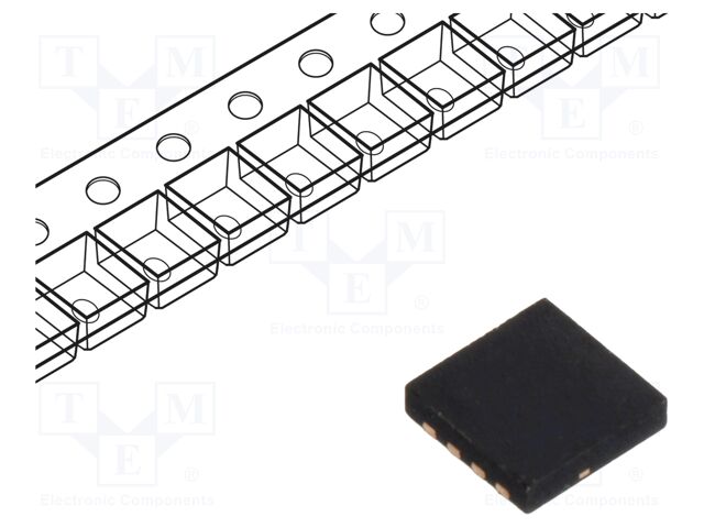 Dual MOSFET, Complementary N and P Channel, 12 V, 4.5 A, 0.024 ohm, PowerPAK SC70, Surface Mount
