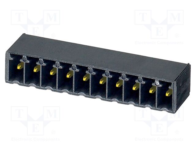 PCB headers, nominal cross section: 1.5 mm?, color: black, n