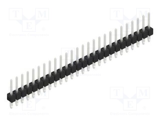 Connector: pin strips; pin header; male; PIN: 26; 2.54mm; THT; 1x26
