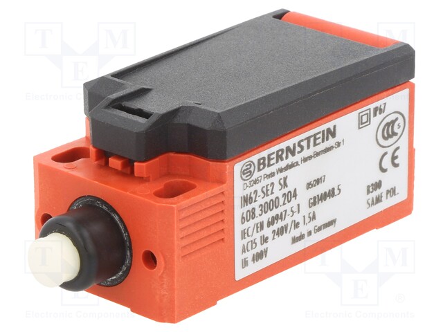 Limit switch; NO x2; 5A; max.240VAC; max.24VDC; M20; IP66; -30÷75°C