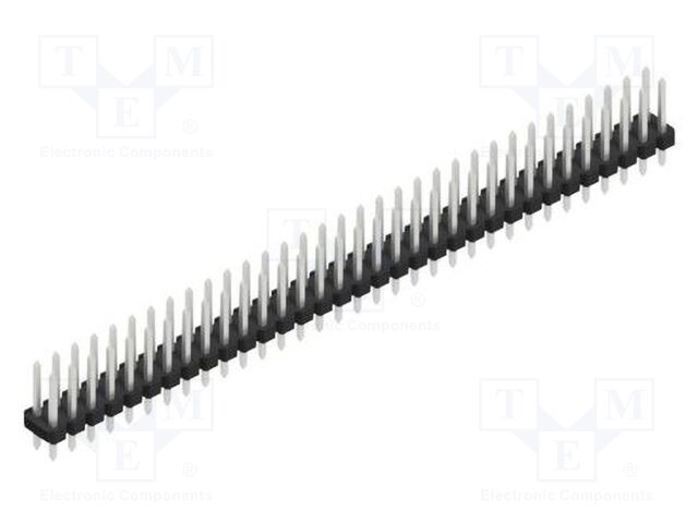 Connector: pin strips; pin header; male; PIN: 66; 2.54mm; THT; 2x33