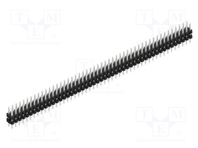 Connector: pin strips; pin header; male; PIN: 98; 2mm; THT; 2x49