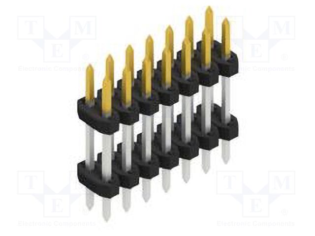 Connector: pin strips; pin header; male; PIN: 14; 2mm; THT; 2x7; 100V