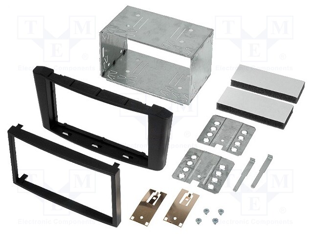 Radio mounting frame; Toyota; 2 DIN; black