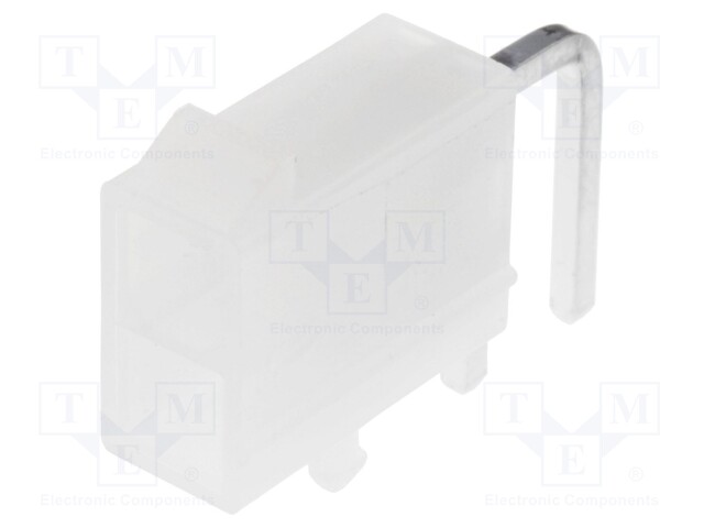 Socket; wire-board; male; Mini-Fit Jr; 4.2mm; PIN: 2; THT; PCB snap