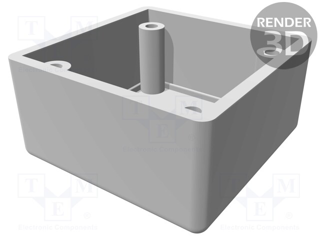 Enclosure: shielding; X: 56mm; Y: 56mm; Z: 40mm; ABS,stainless steel