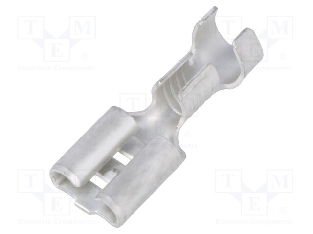 Terminal: flat; 6.3mm; 0.8mm; female; 2÷3mm2; crimped; for cable