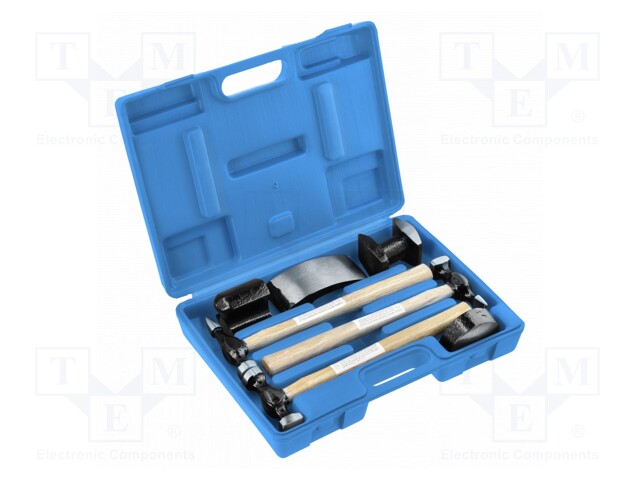 Kit: hammers; Kind: tinner's; 7pcs.