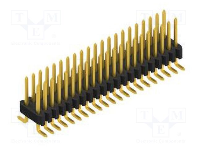 Connector: pin strips; pin header; male; PIN: 42; 1.27mm; SMT; 2x21