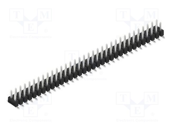 Connector: pin strips; pin header; male; PIN: 66; 2.54mm; SMT; 2x33