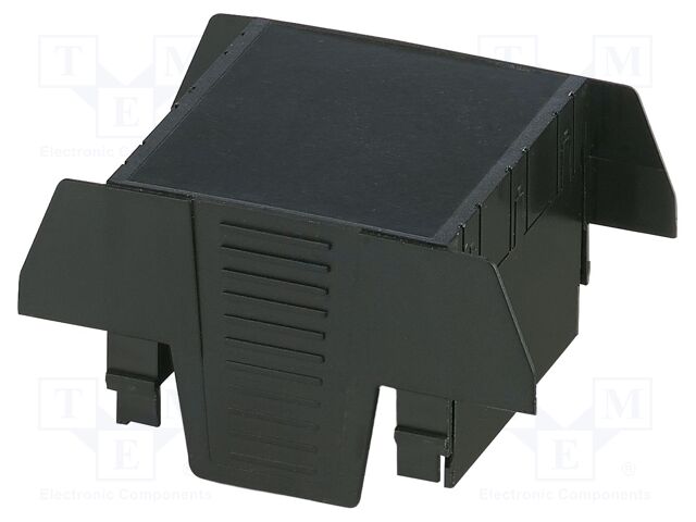 Upper housing; black; EH 52,5 F; X: 52.6mm; Y: 74.65mm; Z: 36.95mm