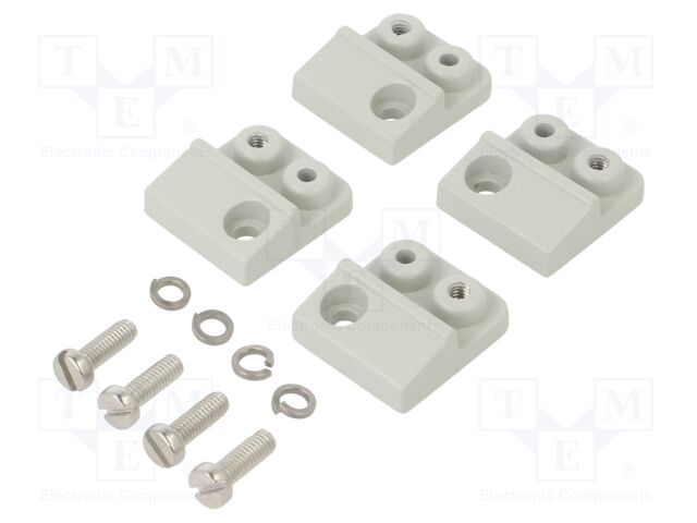 Clip; W: 76.5mm; H: 9mm; L: 25.5mm; for enclosures