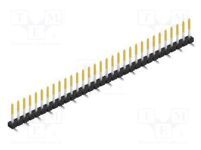 Connector: pin strips; pin header; male; PIN: 31; 2mm; SMT; 1x31