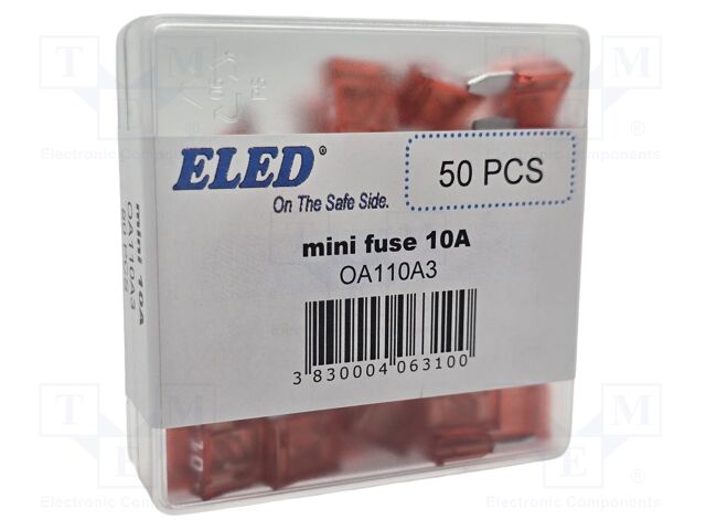 Fuse: fuse; 10A; 32VDC; automotive; 11.1mm