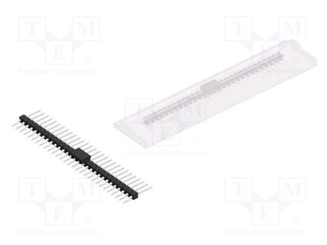 Connector: pin strips; pin header; male; PIN: 29; 2.54mm; SMT; 1x29