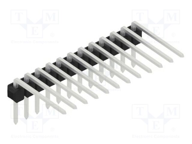 Connector: pin strips; pin header; male; PIN: 12; 2.54mm; THT; 1x12
