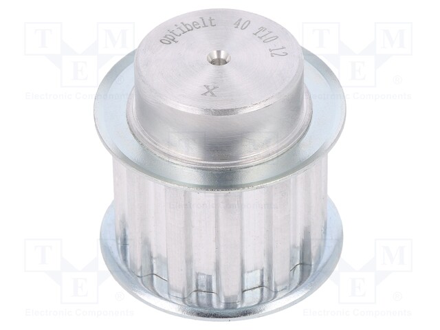 Belt pulley; T10; W: 25mm; whell width: 40mm; Ø: 36.35mm; aluminium
