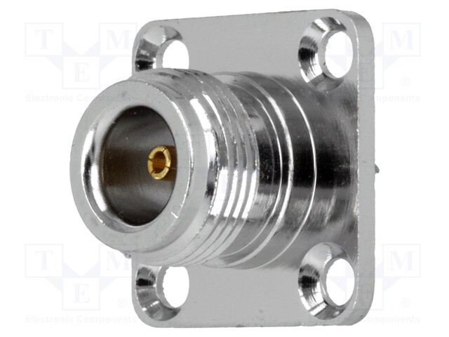 Socket; N; female; straight; soldering