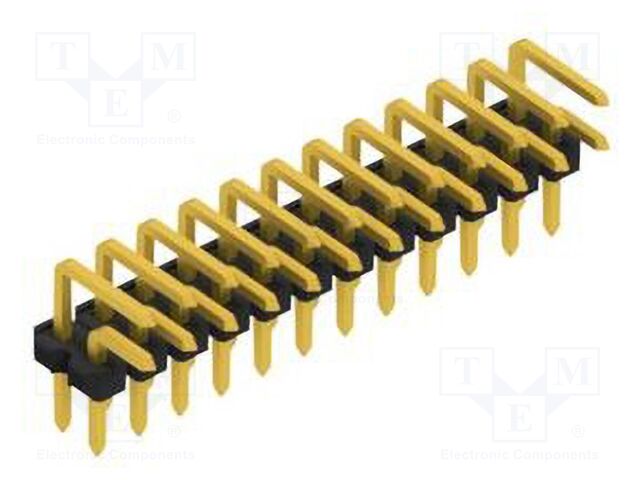 Connector: pin strips; pin header; male; PIN: 24; 2.54mm; THT; 2x12