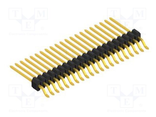 Connector: pin strips; pin header; male; PIN: 21; 1.27mm; SMT; 1x21