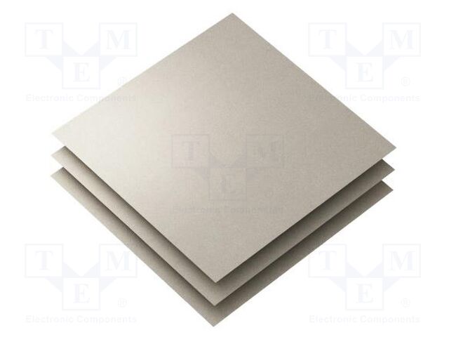 Shielding mat; 80x80x0.3mm; Permeability: 10; self-adhesive; EFS
