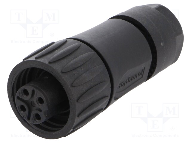 Connector: circular; plug; PIN: 4; female; screw terminal; 400V; 16A