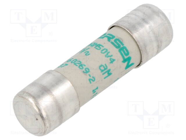 Fuse: fuse; aM; 4A; 500VAC; ceramic; 10x38mm