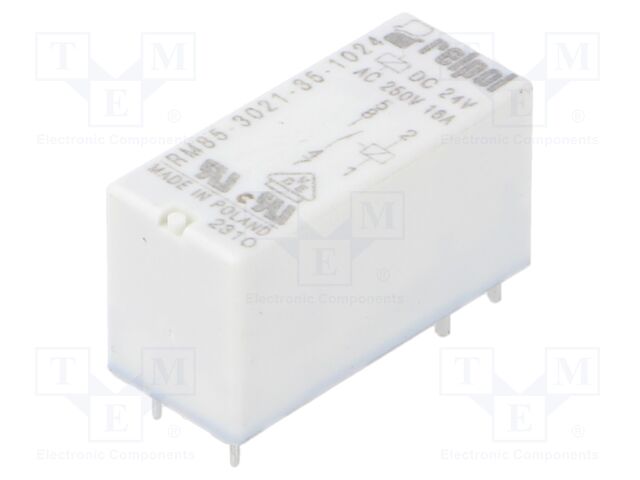 Relay: electromagnetic; SPST-NO; Ucoil: 24VDC; Icontacts max: 16A