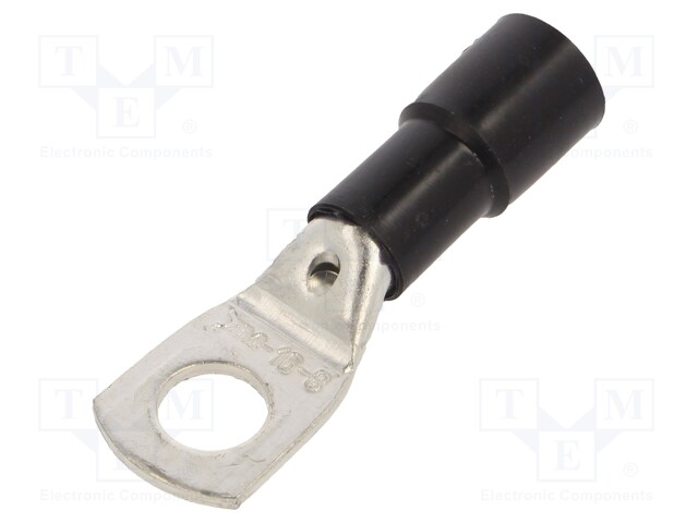 Tip: ring tube; M8; Ø: 8.5mm; 16mm2; crimped; for cable; insulated