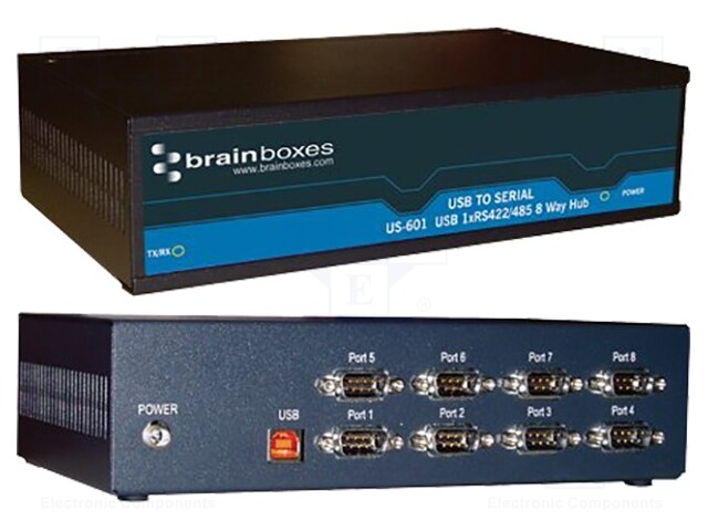 Industrial module: converter; RS422/485/USB; Number of ports: 8