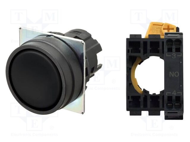 Switch: push-button; 22mm; Stabl.pos: 1; flat; Pos: 2