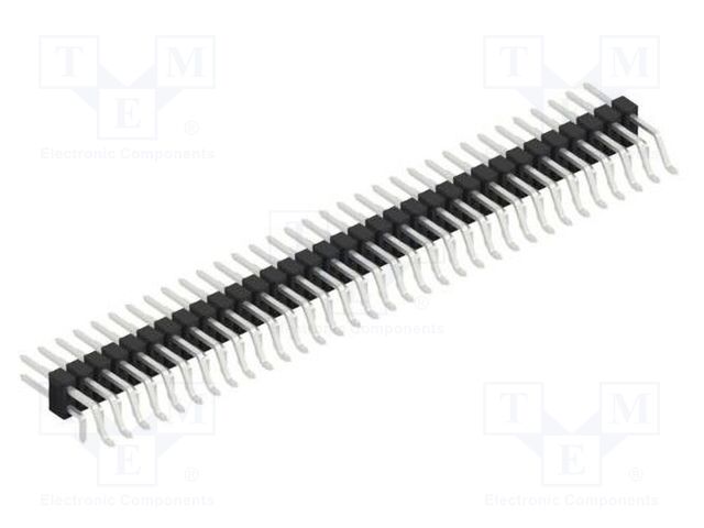 Connector: pin strips; pin header; male; PIN: 66; 2.54mm; SMT,THT