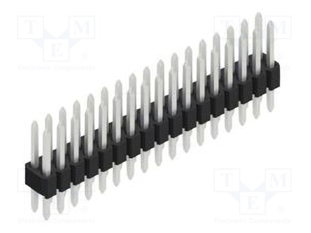 Connector: pin strips; pin header; male; PIN: 34; 1.27mm; THT; 2x17