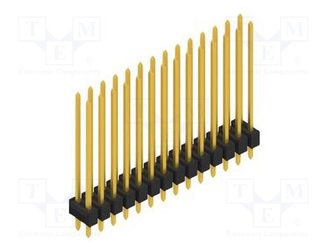 Connector: pin strips; pin header; male; PIN: 28; 2.54mm; THT; 2x14