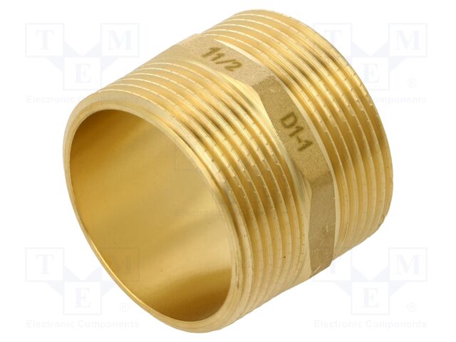 Male-male,hexagonal; max.6bar@<90°C,max.16bar@10°C÷30°C; BR