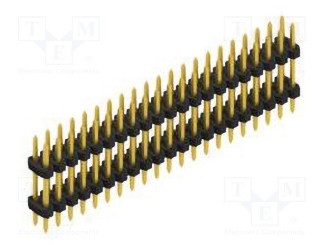 Connector: pin strips; pin header; male; PIN: 42; 2mm; THT; 2x21