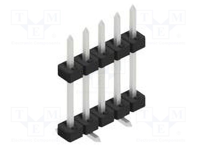 Connector: pin strips; pin header; male; PIN: 5; 2mm; SMT; 1x5; 100V