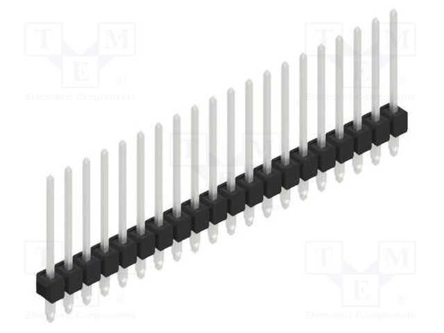 Connector: pin strips; pin header; male; PIN: 20; 2.54mm; THT; 1x20