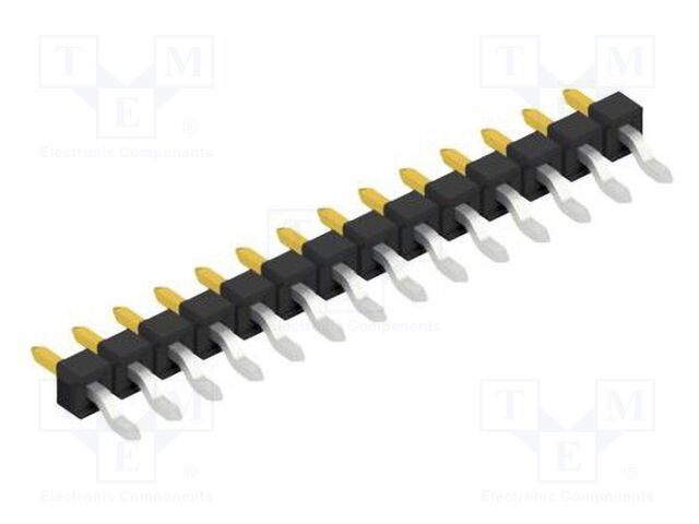 Connector: pin strips; pin header; male; PIN: 14; 2.54mm; SMT; 1x14