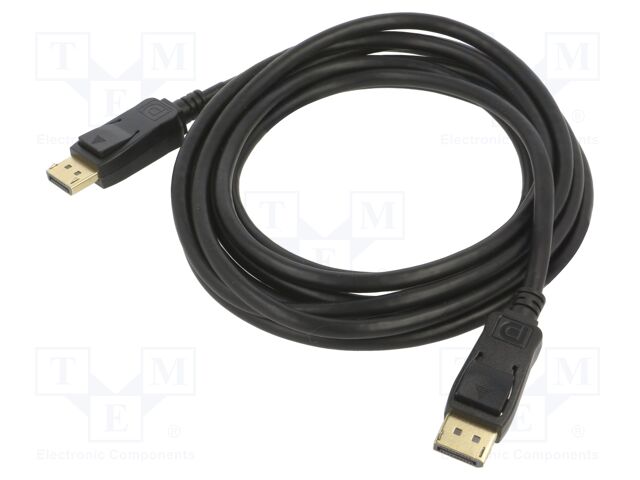 Cable; DisplayPort 1.4,HDCP 2.2; DisplayPort plug,both sides