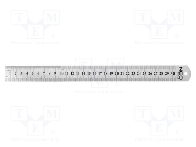 Ruler; L: 0.3m