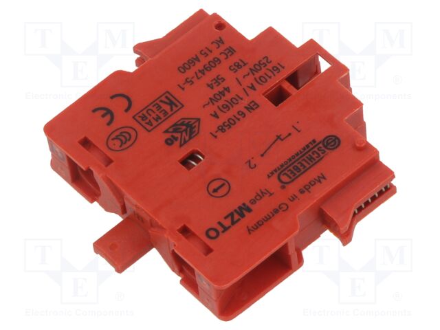 Contact block; IP20; Contacts: NC; 6mm