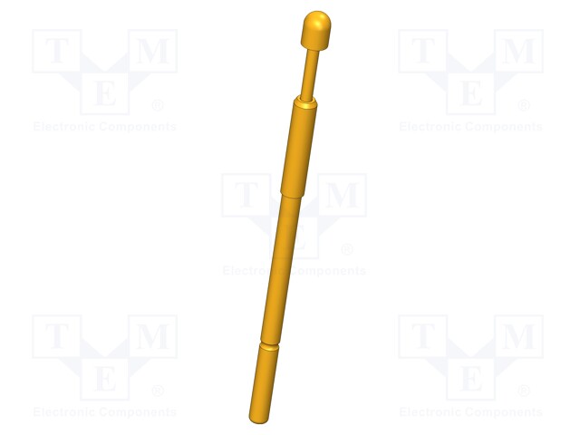 Test needle; Operational spring compression: 4mm; 8A; Ø: 2.3mm