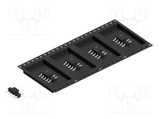 Connector: pin strips; pin header; male; PIN: 5; 2.54mm; SMT; 1x5